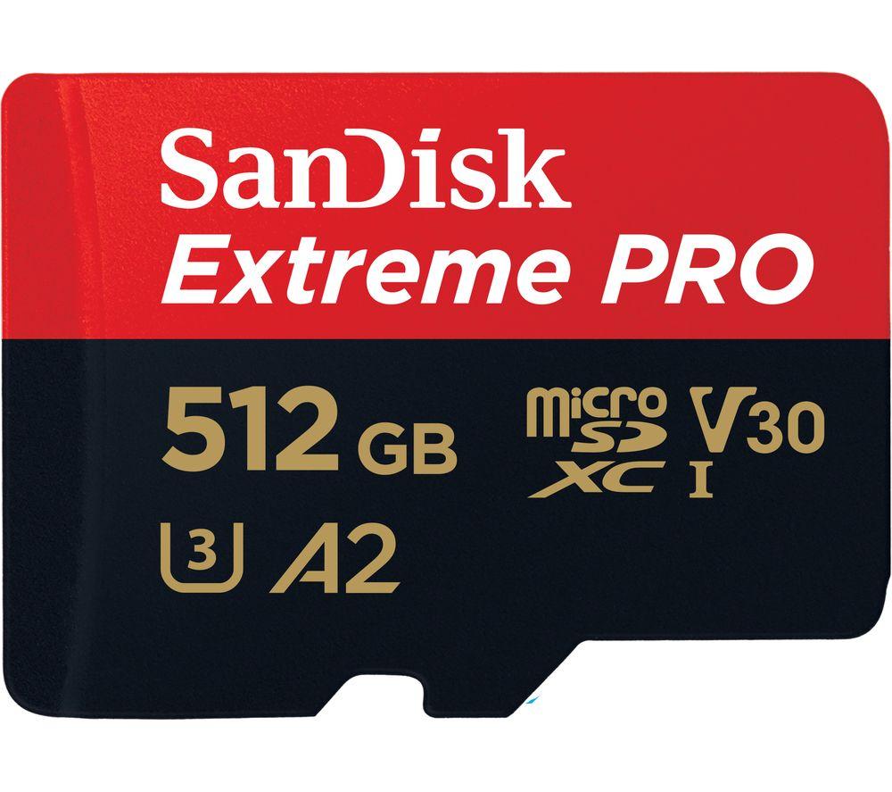 SANDISK Extreme Pro Class 10 microSDXC Memory Card - 512 GB