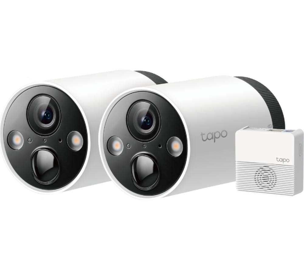 TP-LINK Tapo C420S2 2K Quad HD WiFi Security Camera Kit - 2 Cameras