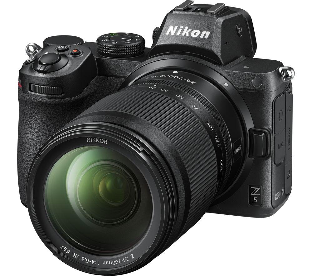 NIKON Z 5 Mirrorless Camera with NIKKOR Z 24-200 mm f/4-6.3 VR Lens
