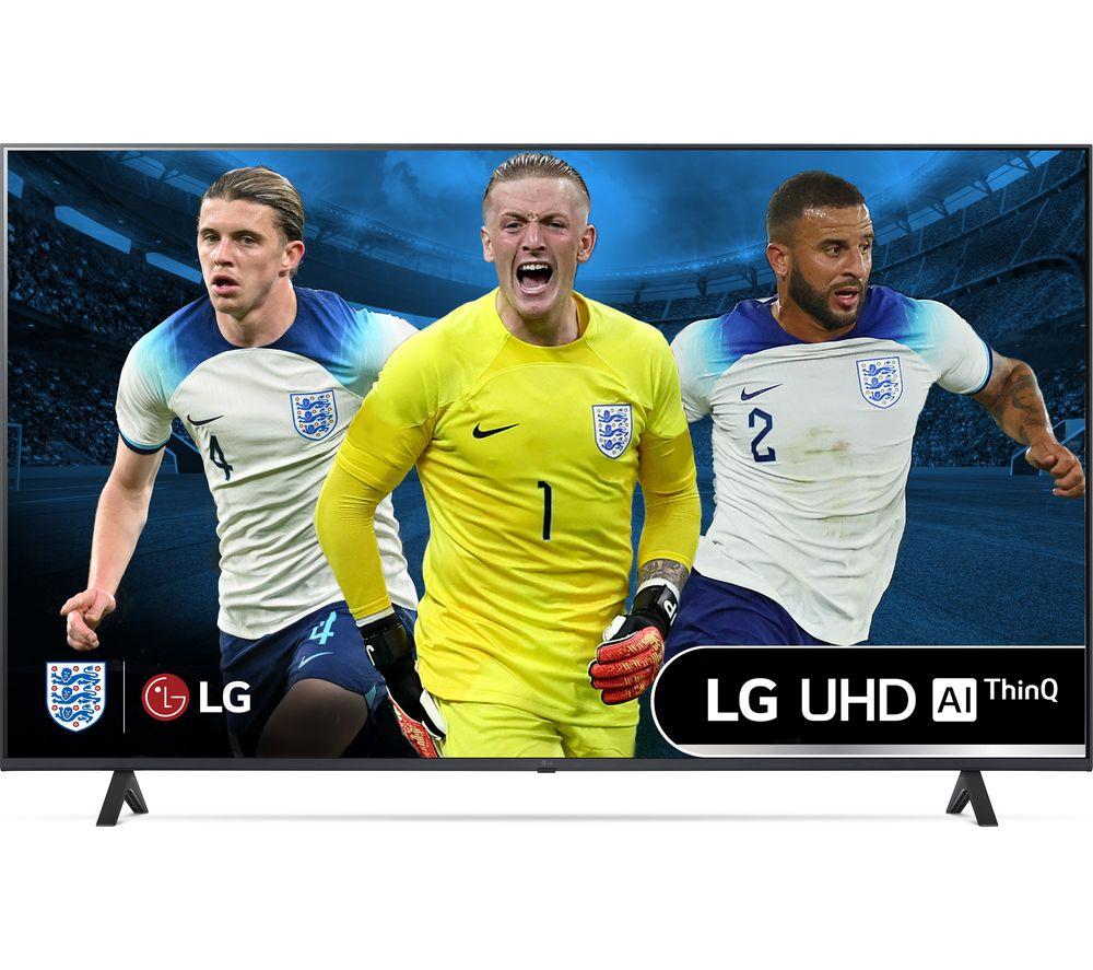 55 LG 55UR78006LK  Smart 4K Ultra HD HDR LED TV, Silver/Grey