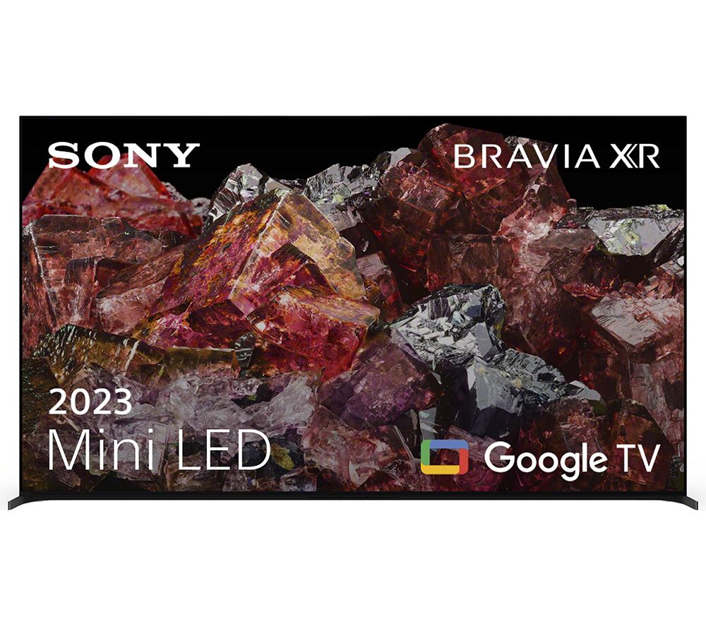 65 SONY BRAVIA XR-65X95LU  Smart 4K Ultra HD HDR Mini LED TV with Google TV & Assistant, Silver/Gre
