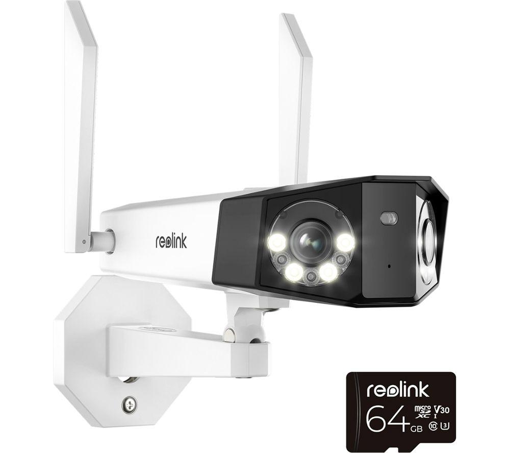 REOLINK Duo 2-lens 4K 1728p WiFi Security Camera - White, White