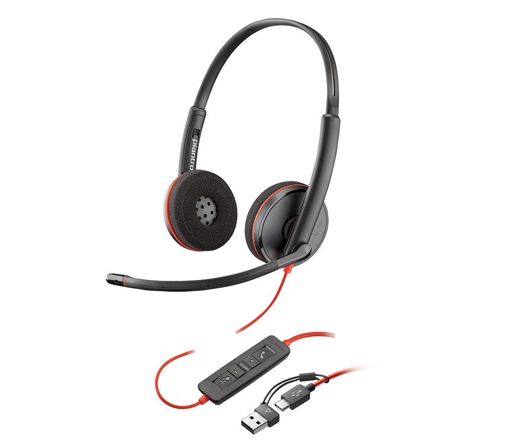 POLY Blackwire 3220 Headset - Black