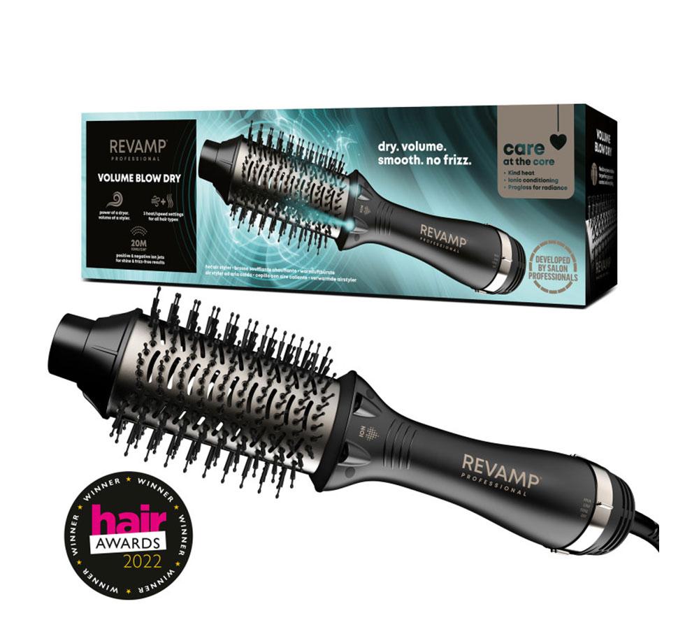 REVAMP Progloss Pro Define Perfect Blow Dry Hot Air Styler - Black