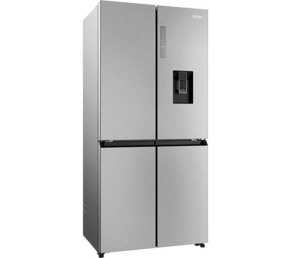HAIER HCR3818EWMM Fridge Freezer - Platinum Inox