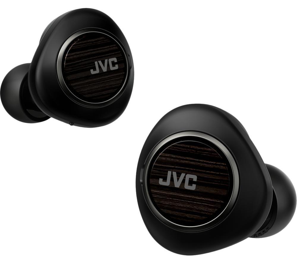 JVC HA-FW1000T-U True Wireless Earphones, Wood Series (Wooden Dome), Bluetooth 5.2, Noise Cancelling, HA-FW1000T-U
