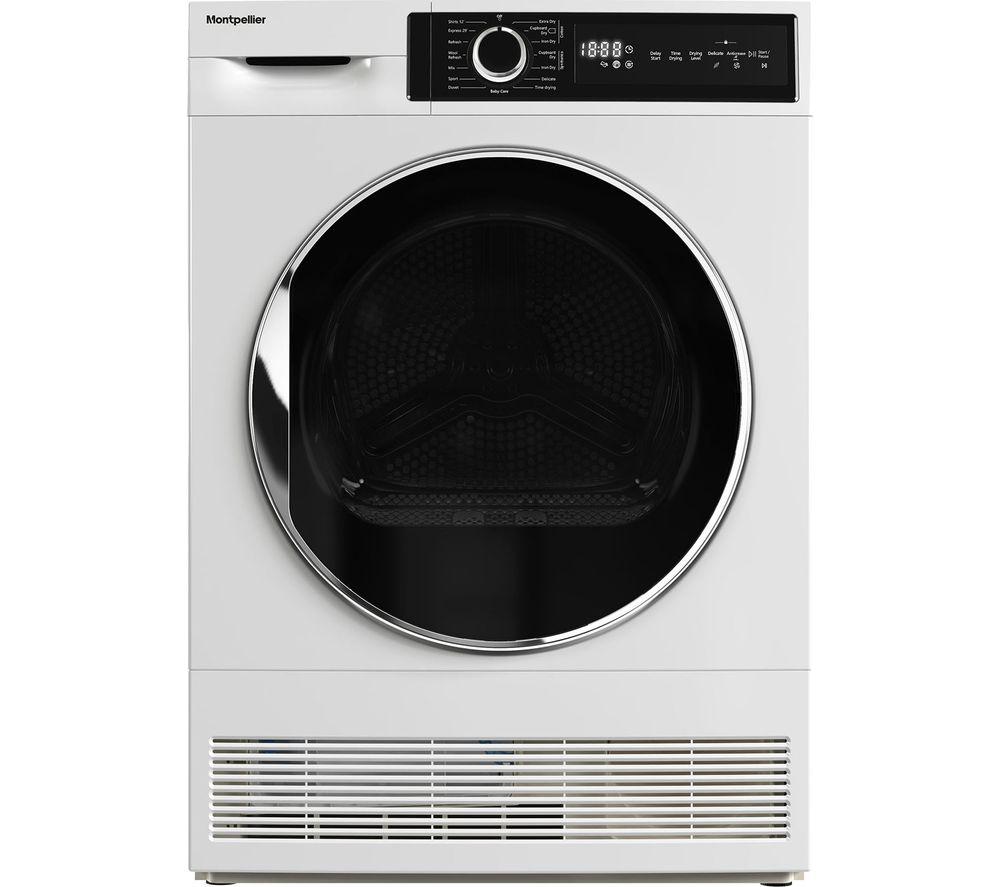 MONTPELLIER MTDC8SDW 8 kg Condenser Tumble Dryer - White