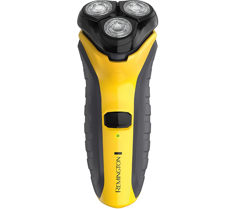 REMINGTON PR1855 Wet & Dry Stubble Rotary Shaver - Yellow & Black