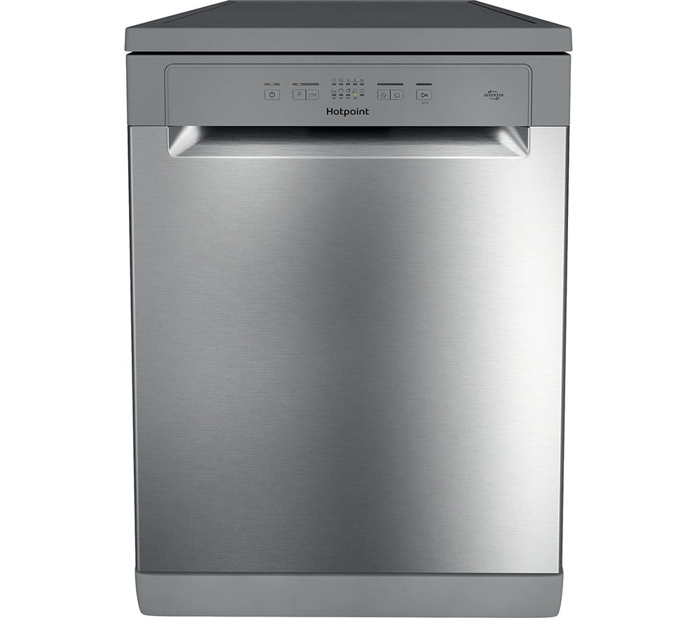 HOTPOINT H2F HL626 X UK Full-size Dishwasher - Inox