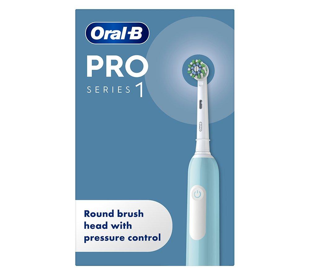 ORAL B Pro 1 Cross Action Electric Toothbrush - Blue
