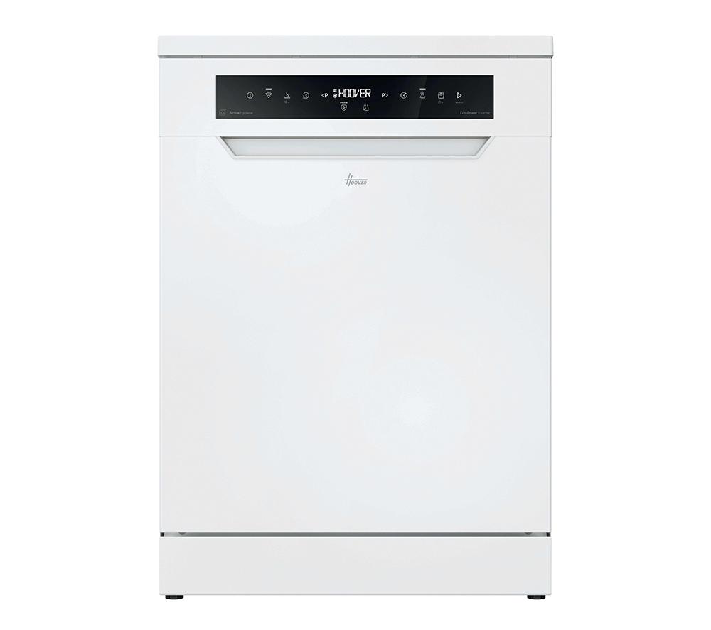 HOOVER H-Dish 600 H6F 6B4S1PWUK-80 Full-size WiFi-enabled Dishwasher - White