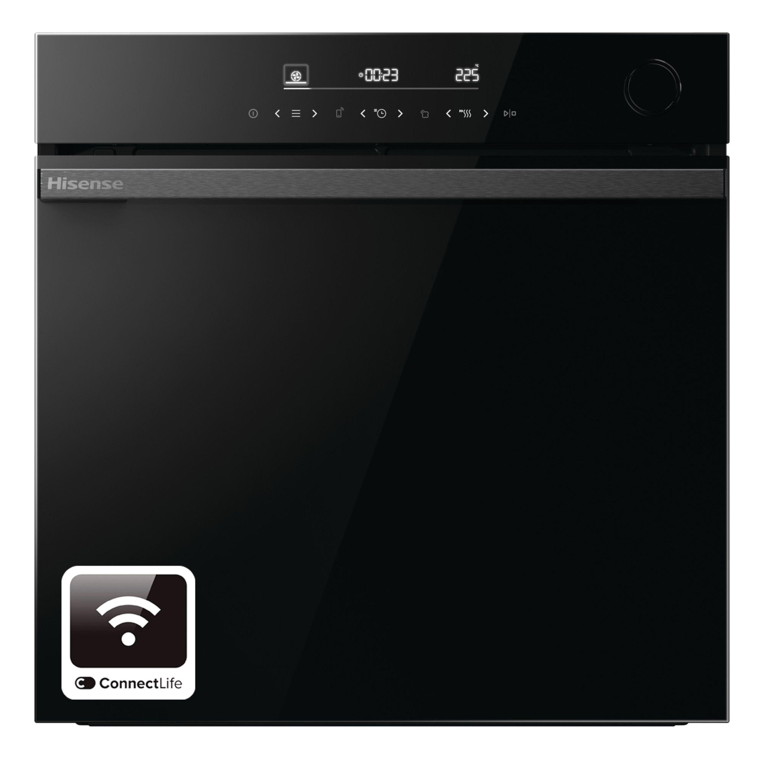 HISENSE Hi6 BlackLine AirFry BSA66346ADBGUK Electric Steam Smart Oven - Jet Black