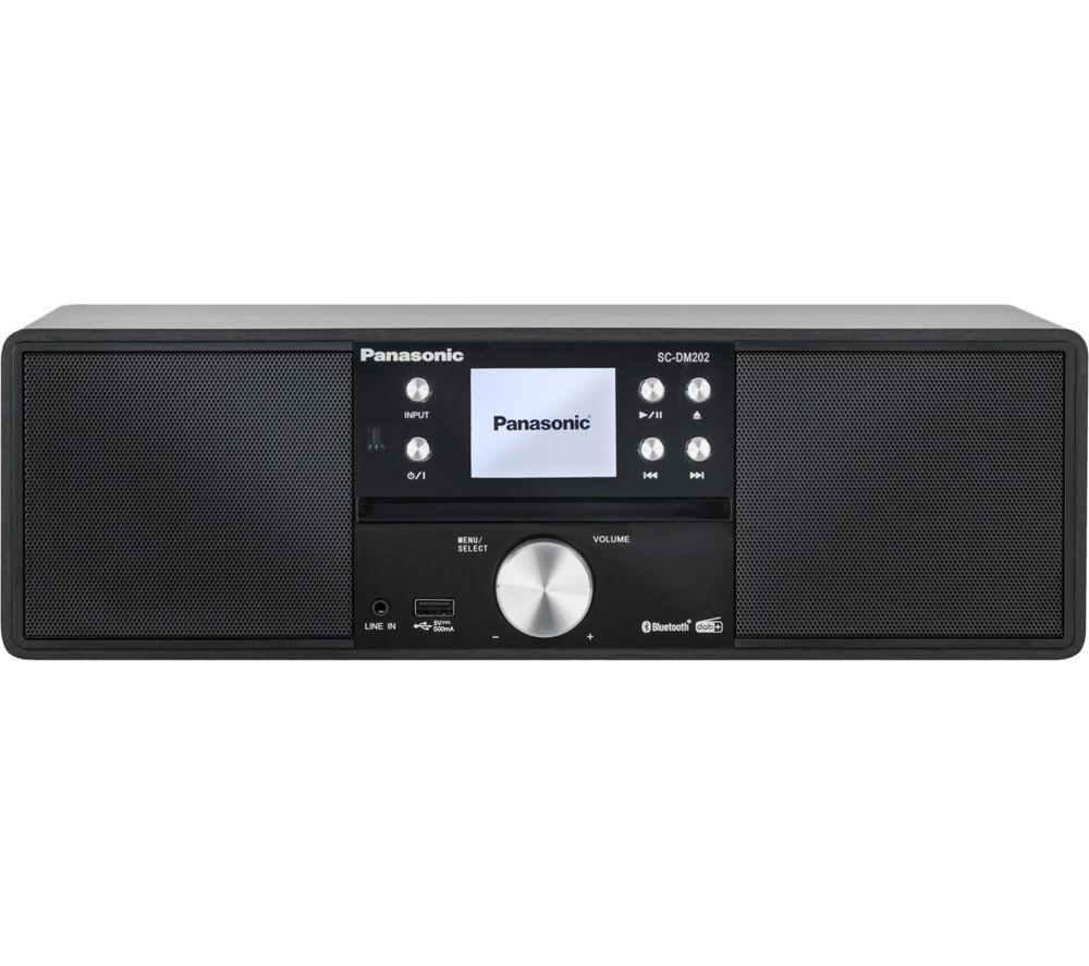 PANASONIC SC-DM202 Bluetooth All-in-One Stereo System - Black
