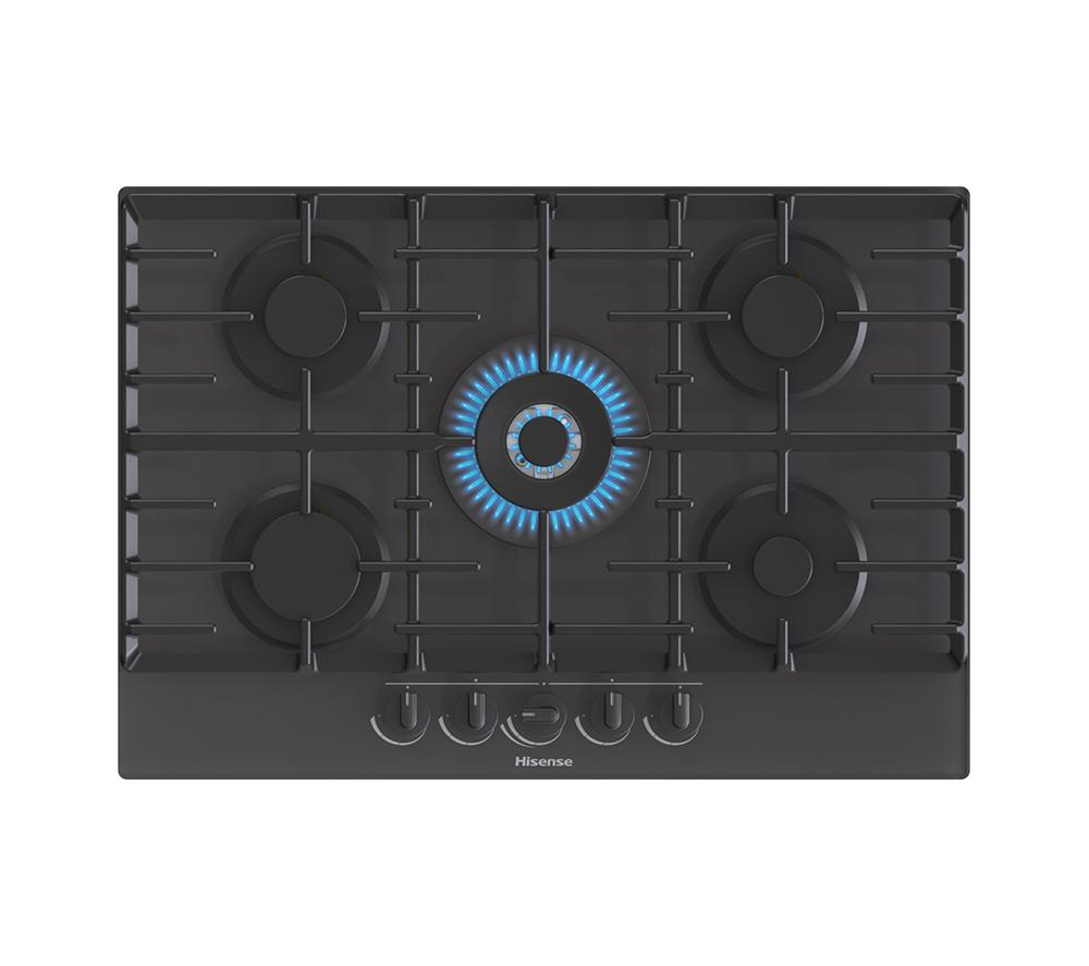 HISENSE GG773B 75 cm Gas Hob - Black