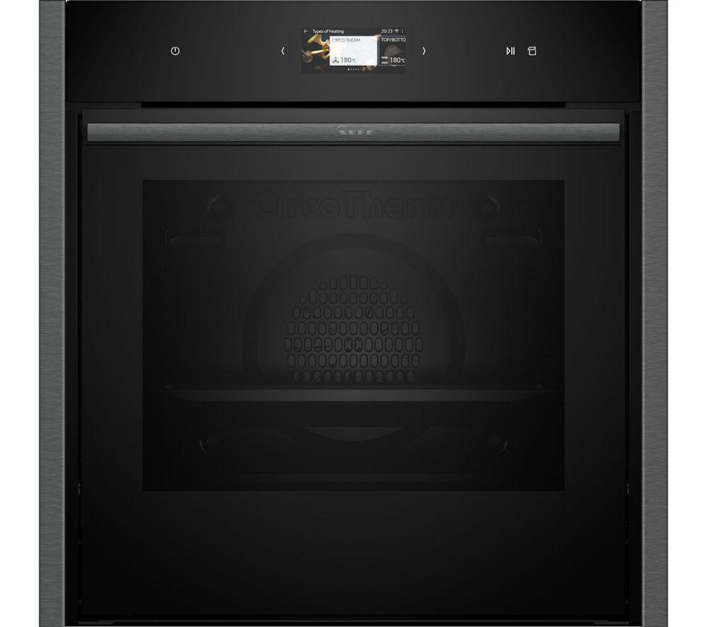 NEFF Slide&Hide N 90 B64VS71G0B Electric Pyrolytic Smart Oven - Graphite