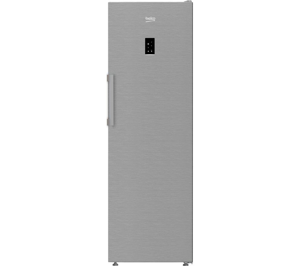 BEKO Pro HarvestFresh AeroFlow LNP4686LVPS Tall Fridge - Stainless Steel