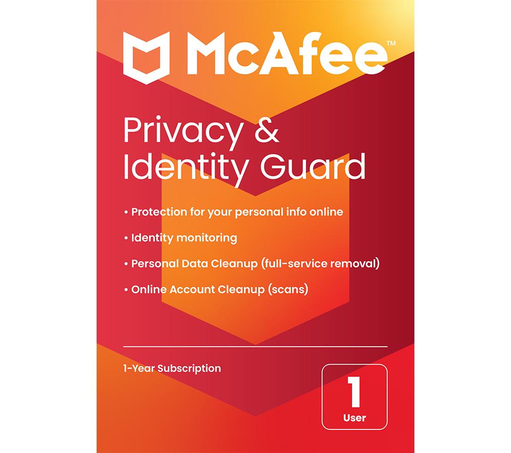 MCAFEE Privacy & Identity Guard - 1 year for 1 user