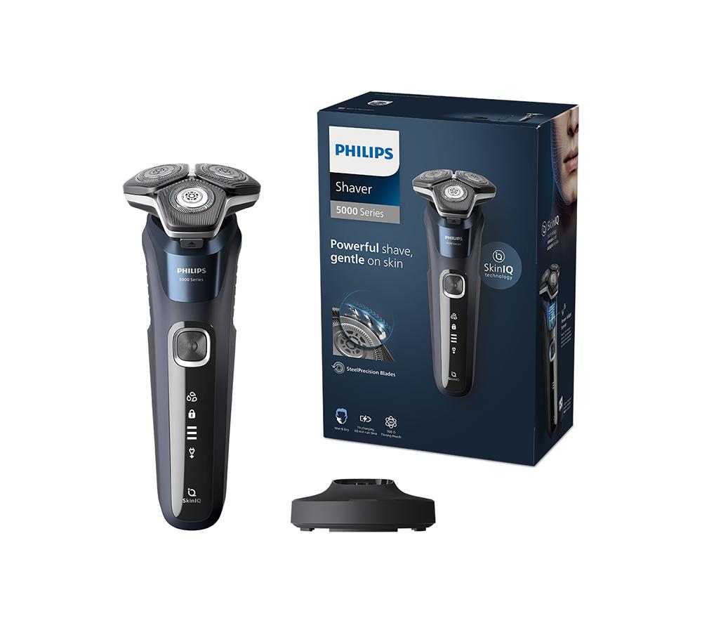 PHILIPS Series 5000 S5885/25 Wet & Dry Rotary Shaver - Carbon Grey