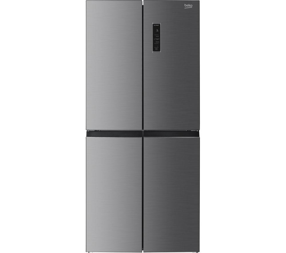 BEKO Pro HarvestFresh GN15880VPX Fridge Freezer - Brushed Steel