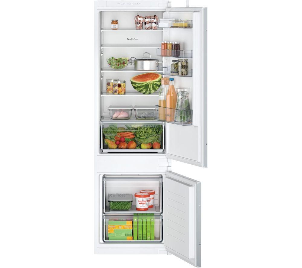 BOSCH Series 2 KIV87NSE0G Integrated 70/30 Fridge Freezer - Sliding Hinge