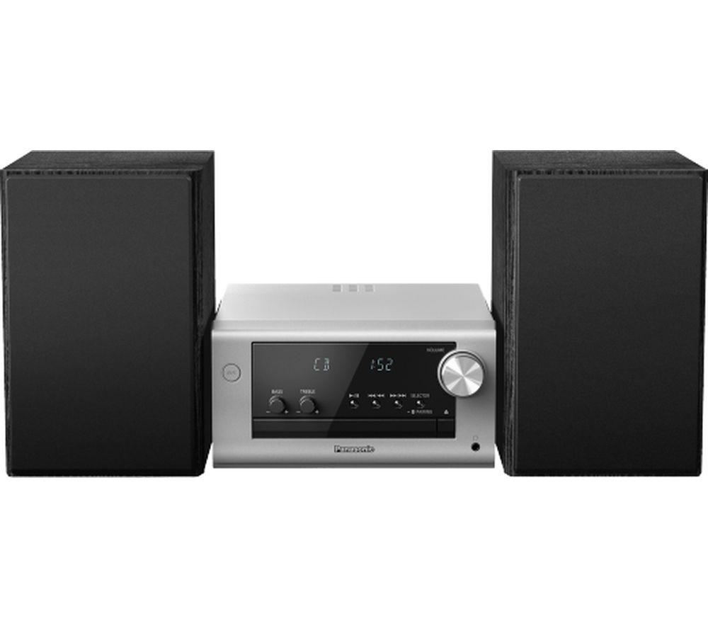 PANASONIC SC-PM702 Bluetooth Traditional Hi-Fi System - Silver
