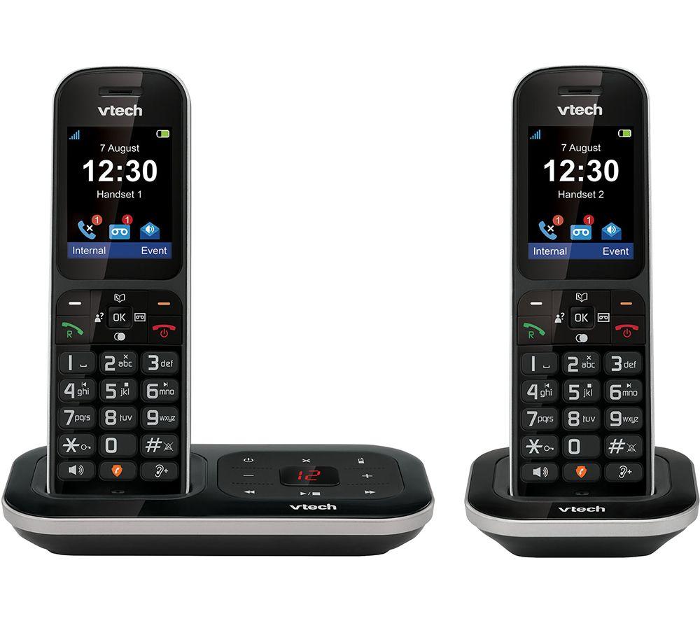 VTECH PS1351 Cordless Phone - Twin, Black
