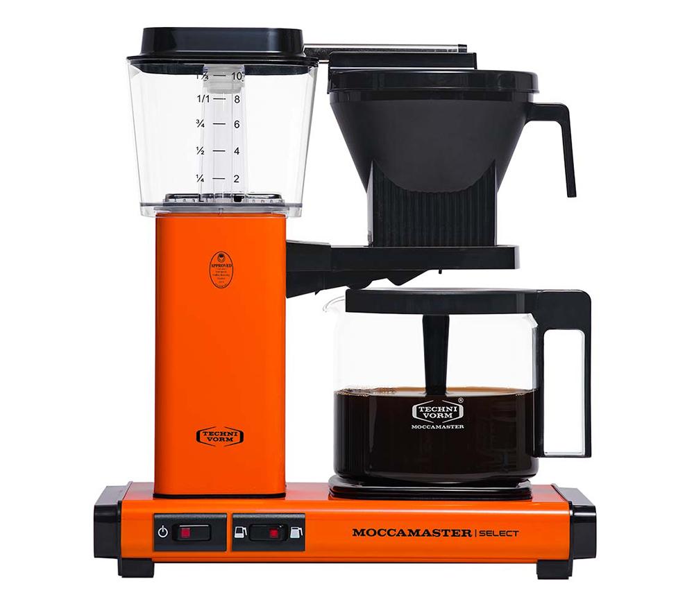 MOCCAMASTER KBG Select 53817 Filter Coffee Machine - Orange, Orange