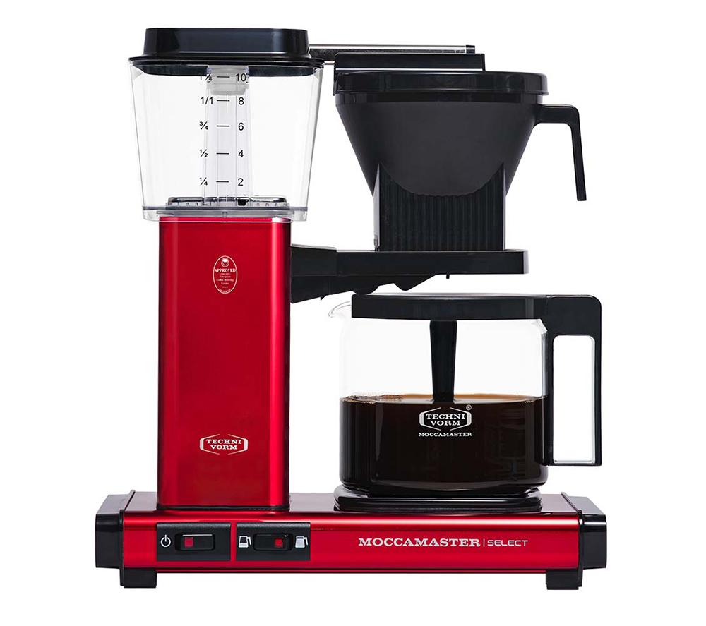 MOCCAMASTER KBG Select 53821 Filter Coffee Machine - Red Metallic, Red
