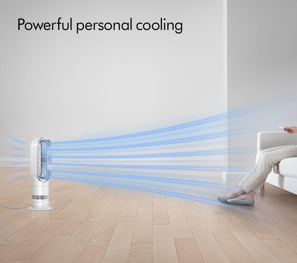 Buy DYSON AM09 Hot+Cool™ Jet Focus - White | Currys