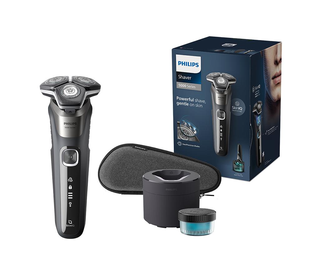 PHILIPS Series 5000 S5887/50 Wet & Dry Rotary Shaver - Carbon Grey