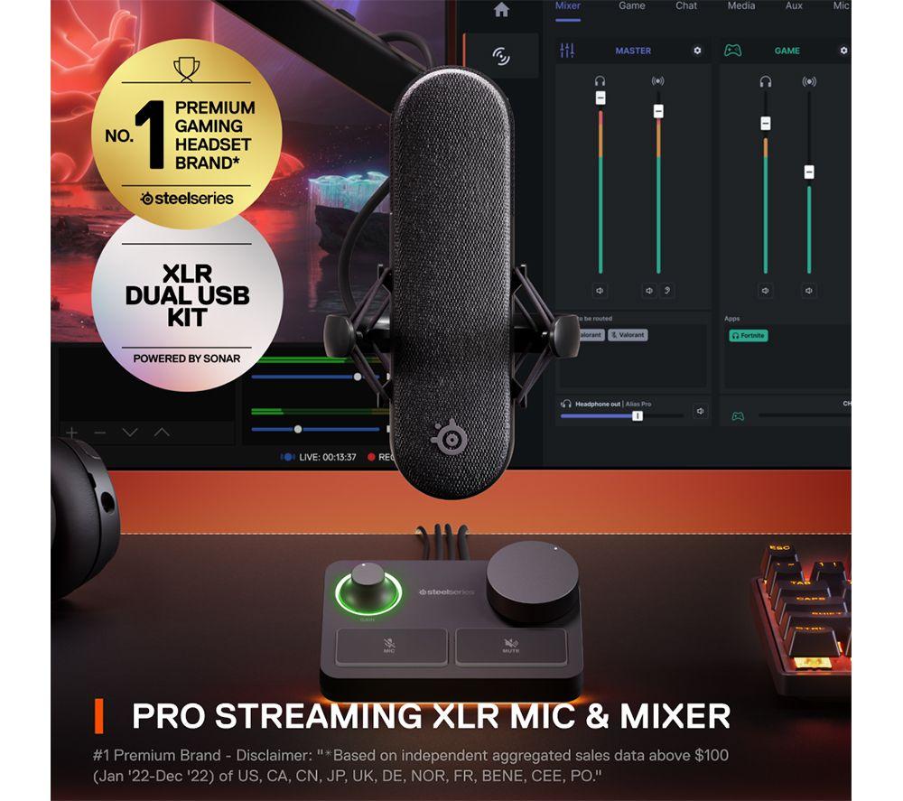 Buy STEELSERIES Alias Pro XLR Microphone & Stream Mixer - Black