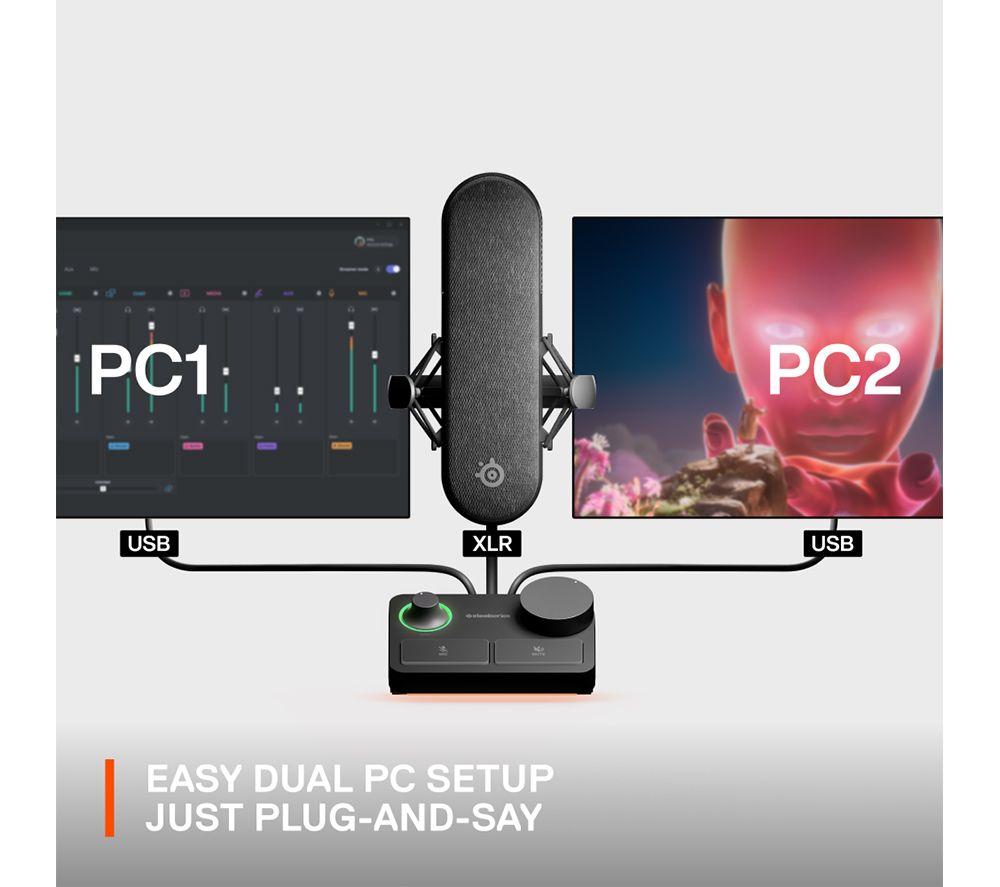 Buy STEELSERIES Alias Pro XLR Microphone & Stream Mixer - Black