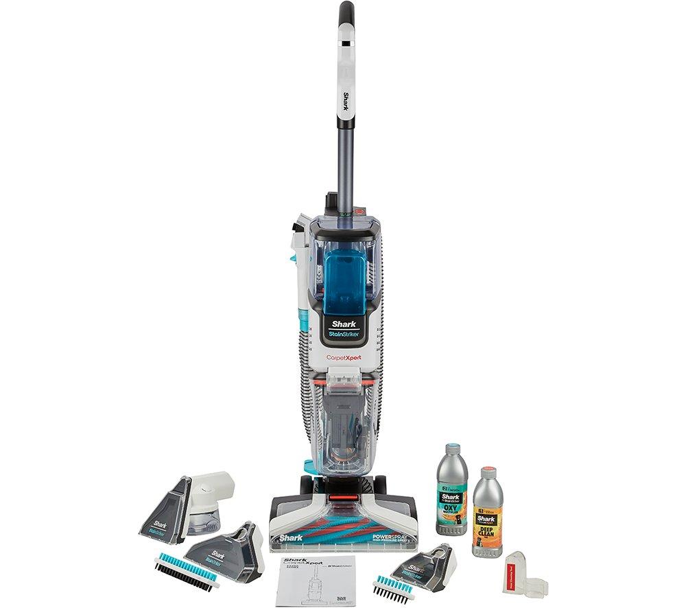 SHARK CarpetXpert with StainStriker EX200UK Upright Carpet Cleaner - White