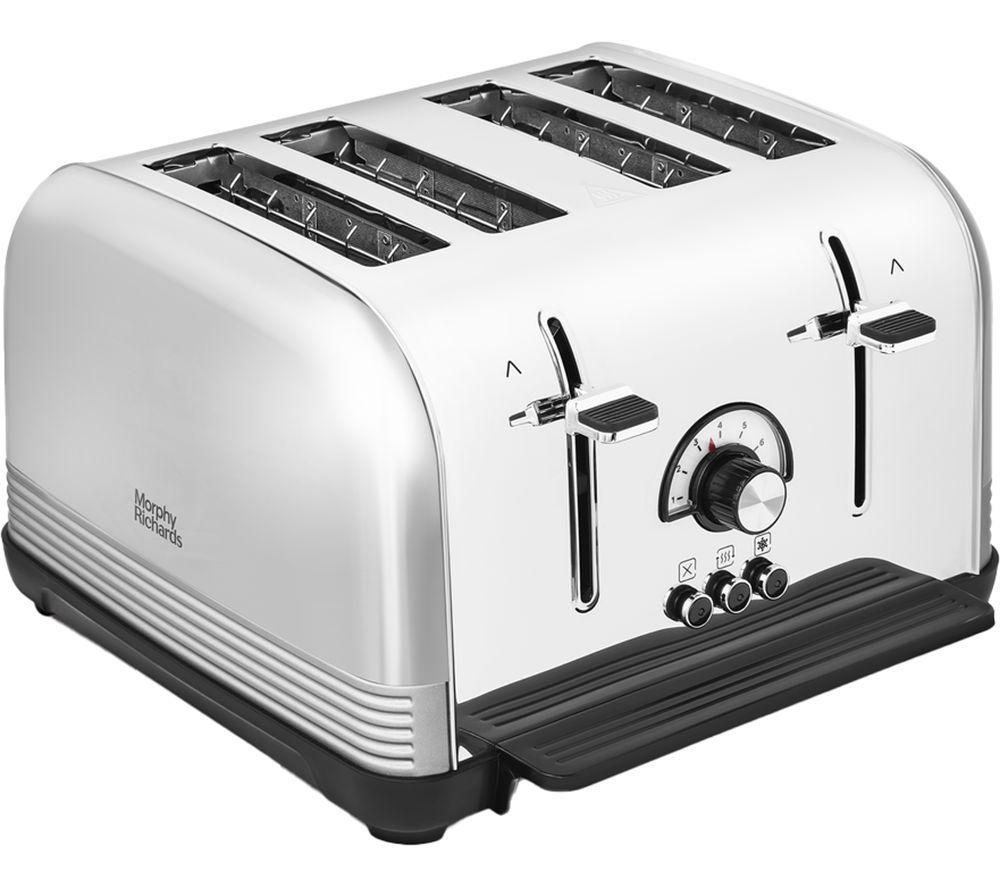 MORPHY RICHARDS Venture Retro 240333 4-Slice Toaster - Tungsten
