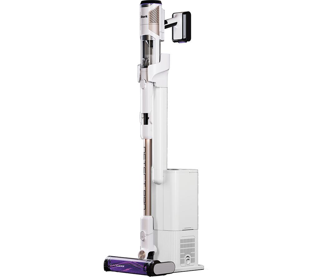 SHARK Detect Pro with Auto-Empty System IW3611UKT Cordless Vacuum Cleaner - White & Brass, Gold,Whit