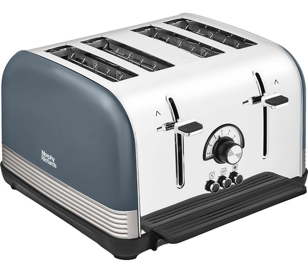MORPHY RICHARDS Venture Retro 240335 4-Slice Toaster - Basalt