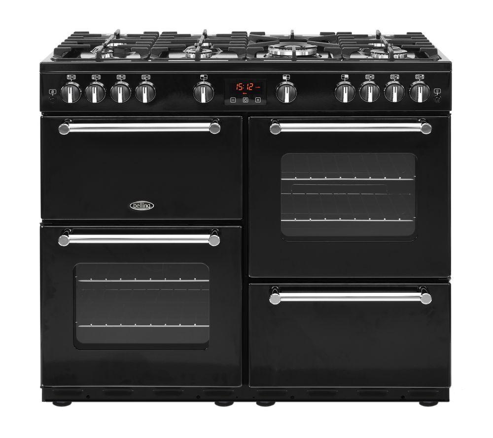 Buy BELLING Kensington X100G Gas Range Cooker - Black | Currys