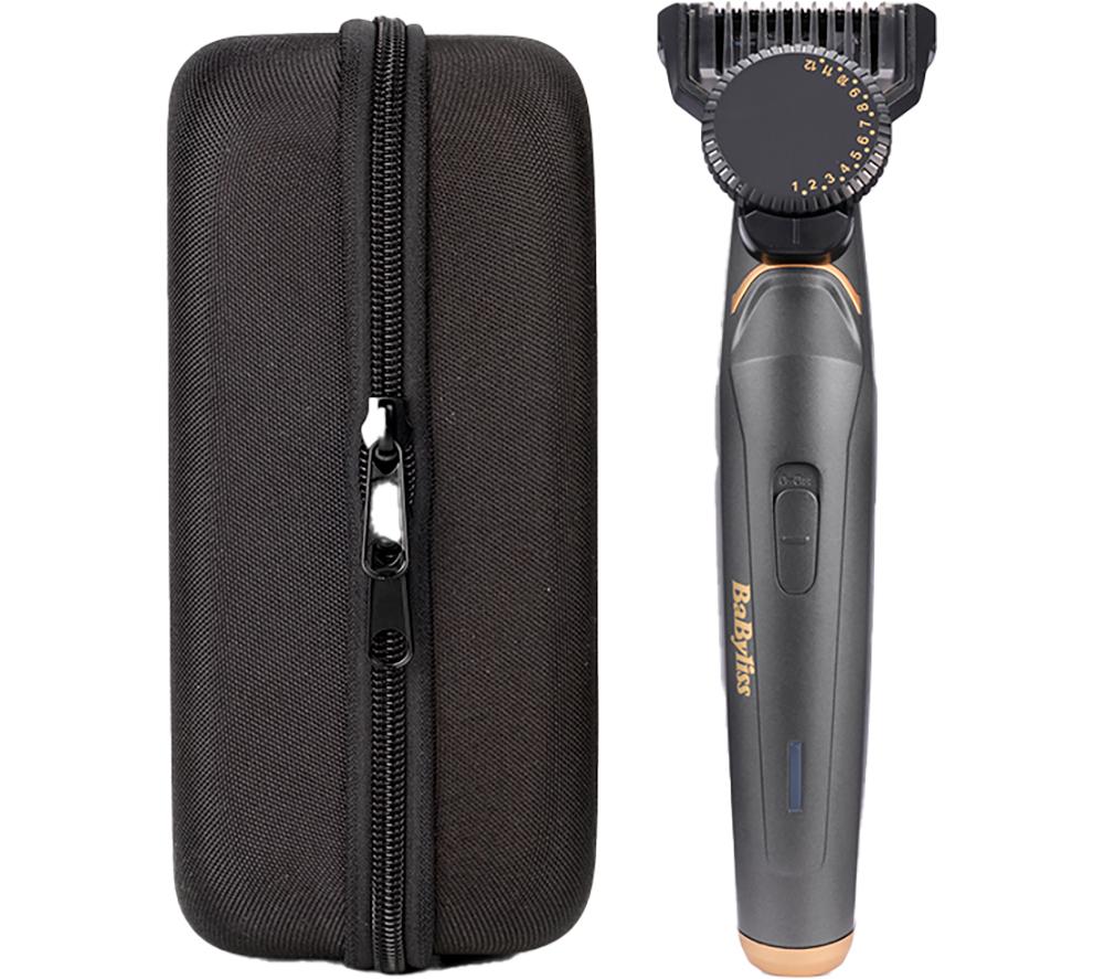 BABYLISS Graphite Precision Dry Beard Trimmer - Black & Gold
