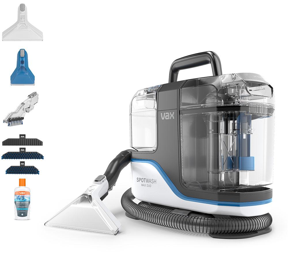 VAX SpotWash Max Duo Carpet Cleaner - White & Tiger Blue