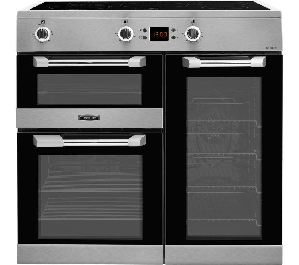 LEISURE Cuisinemaster CS90D530X 90 cm Electric Induction Range Cooker - Stainless Steel