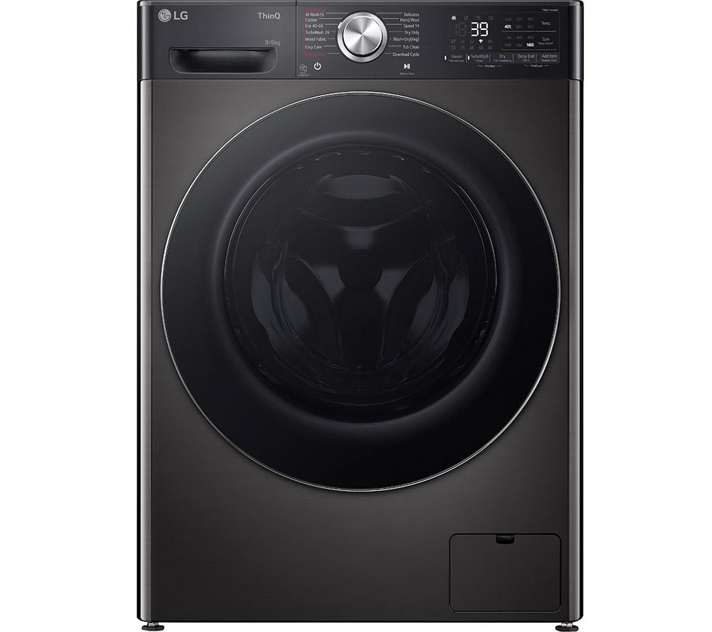 LG TurboWash 360 FWY996BCTN4 WiFi-enabled 9 kg Washer Dryer, Black