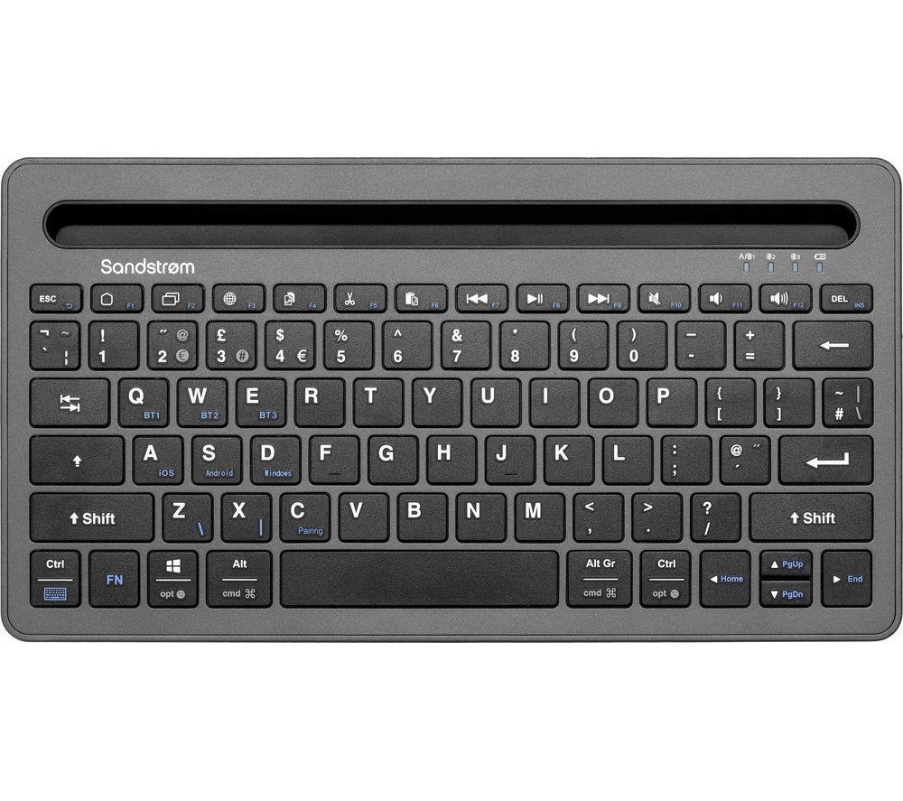 SANDSTROM SBTTLKB25 Wireless Keyboard - Black & Grey