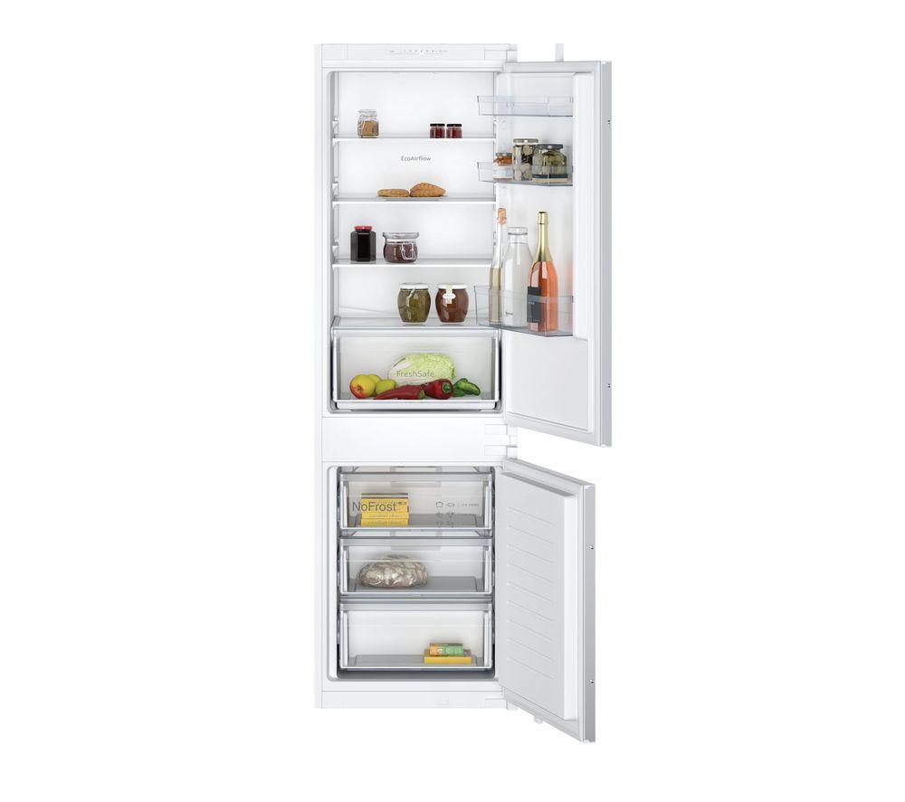 NEFF N30 KI7861SE0G Integrated 60/40 Fridge Freezer - Sliding Hinge
