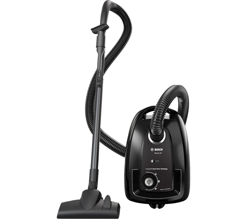 BOSCH Series 4 ProEco BGL38BA3GB Cylinder Bagged Vacuum Cleaner - Black
