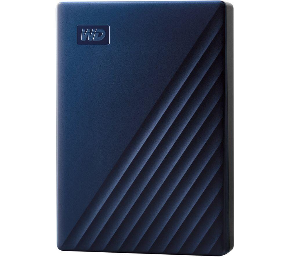 WD My Passport Portable Hard Drive for Mac - 5 TB, Blue