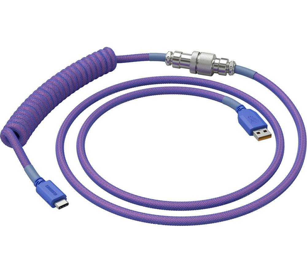 Buy GLORIOUS Coiled USB to USB TypeC Keyboard Cable Nebula Currys