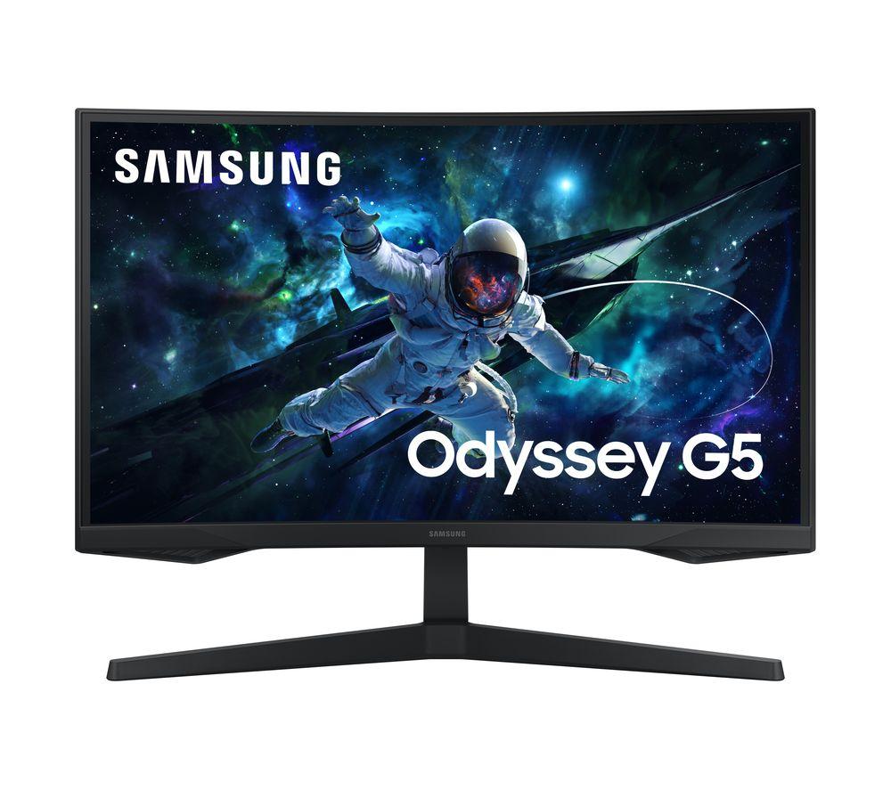 SAMSUNG Odyssey G5 LS32CG552EUXXU Quad HD 32inch Curved VA LCD Gaming Monitor - Black