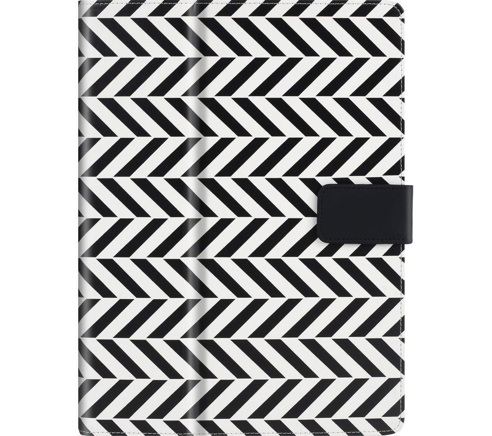 GOJI 9-11inch Tablet Folio Case   Black & White
