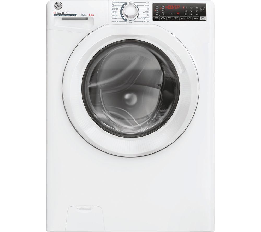 HOOVER H-Wash 350 H3WPS686TAM6-80 WiFi-enabled 8 kg 1600rpm Washing Machine - White