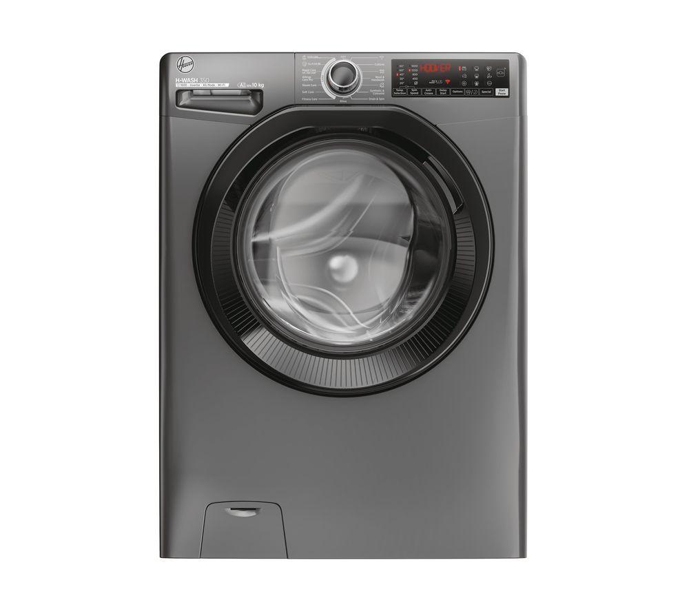 HOOVER H-Wash 350 H3WPS6106TAMBR-80 WiFi-enabled 10kg 1600rpm Washing Machine - Graphite